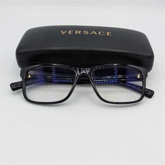 Versace Black Eyeglasses - Picture 2 of 7